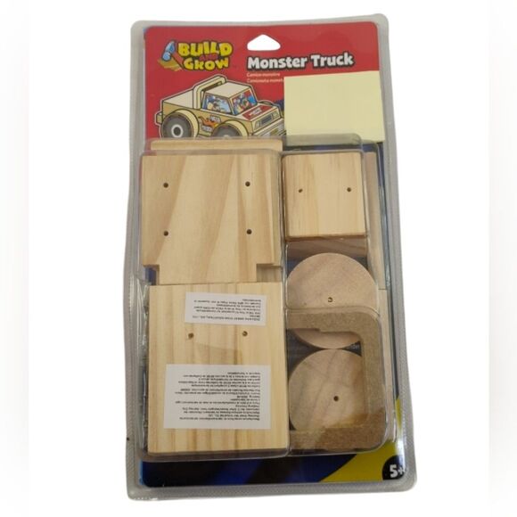 Build and Grow Project Kit Kids Wood Monster Truck NWT Lowes - Picture 7 of 7